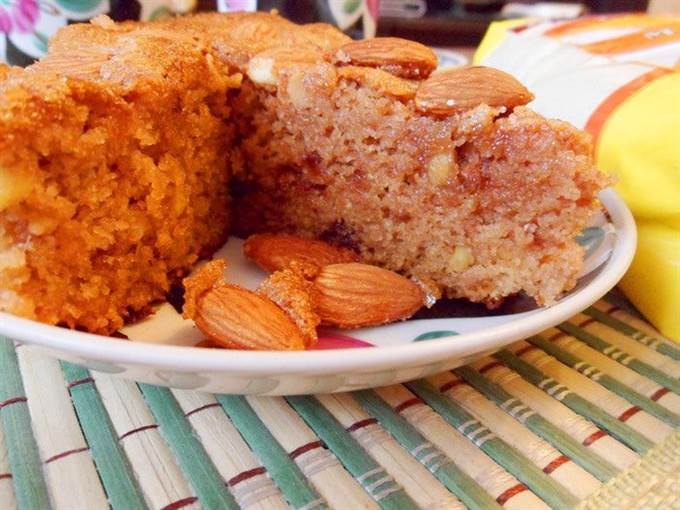 Повидлянка, пирог из манной крупы с повидлом