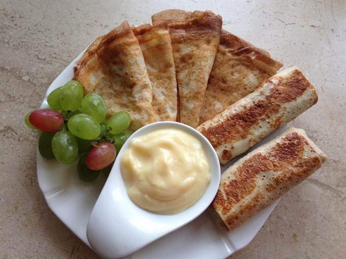 Нежные блины без муки, диетические