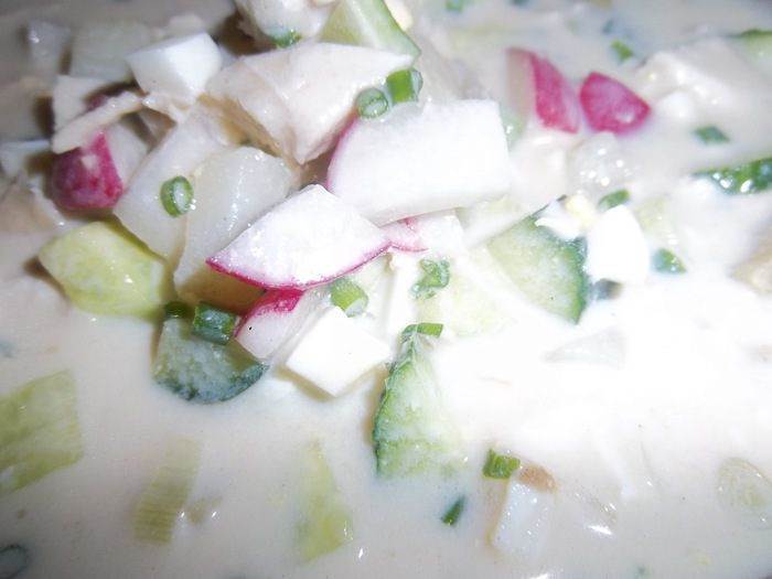 Окрошка по-белорусски