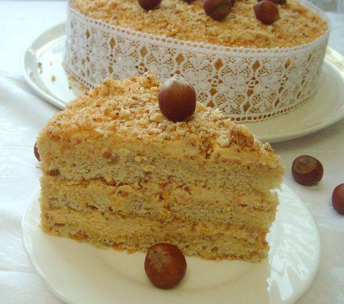 Торт "Карамельный орешек"