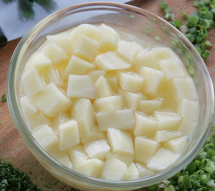 Пюре из картофеля и порея с творогом