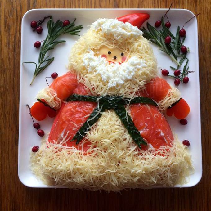 Салат "Дед мороз"