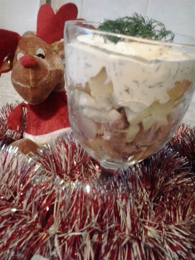 Салат Веррин "С новым годом"