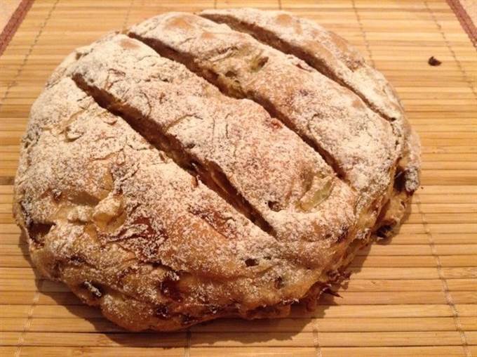 капустный хлеб "Следы Фредди"