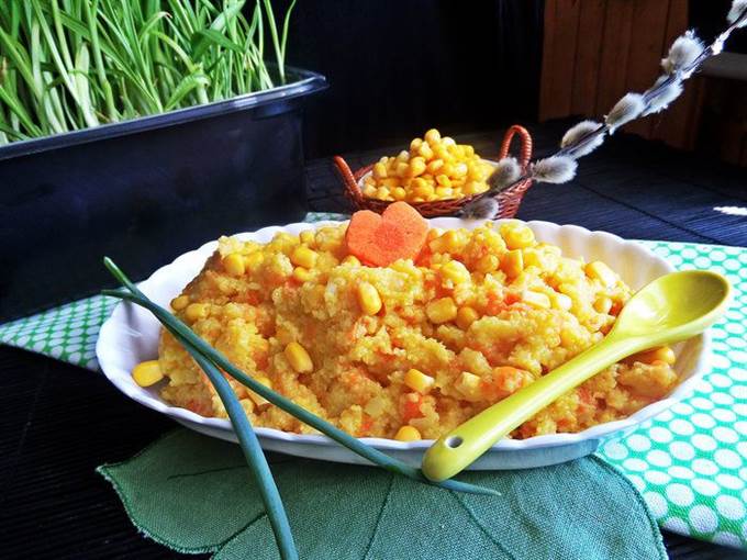 Каша "Двойная кукуруза"