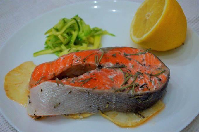 Форель в духовке