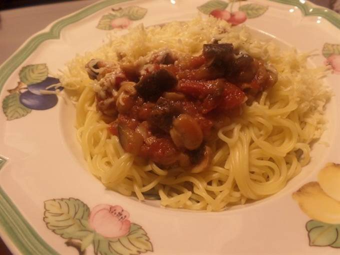 Соус с баклажанами и грибами "Dolmio"