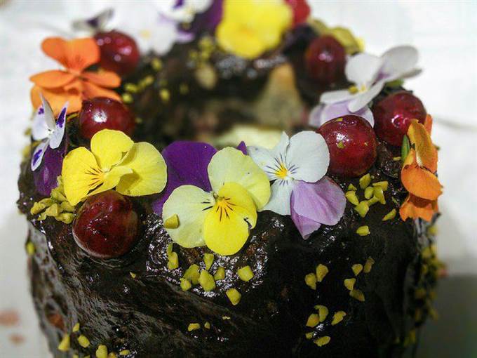 Мраморный кекс "Дунайские волны"