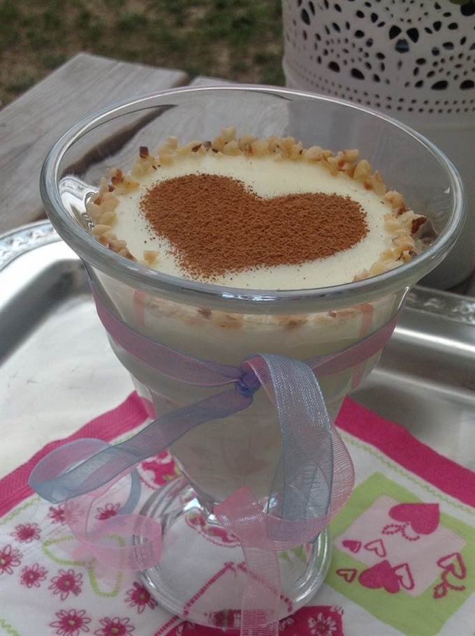 Фруктово-молочный десерт